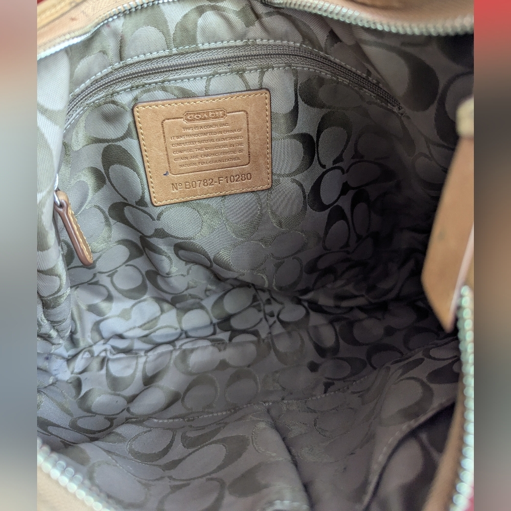 🤎 Coach Tan  Leather Hobo Bag - Picture 15 of 15